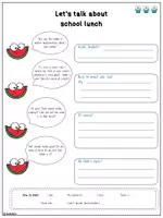 Vorschau - Arbeitsblätter - Let's talk about Lunch - Dialogstunde 3-fachdifferenziert mit Tafelmaterial - Seite 2