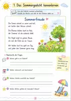 Vorschau - Arbeitsblätter - Gedichtsportfolio Sommer – Gedicht verstehen, schreiben und präsentieren - Seite 3
