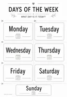 Vorschau - Bildkarten - Tafelkalender Englisch - Seite 1