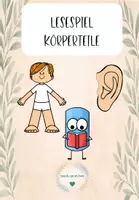 Vorschau - Spiele - Lesespiel-Körperteile - Deckblatt