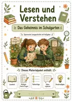 Vorschau - Arbeitsblätter - Lesen und Verstehen - Das Geheimnis im Schulgarten - Deckblatt