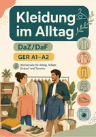 Vorschau - Arbeitsblätter - Kleidung im Alltag – DaF/DaZ, A1–A2 (Erwachsenenbildung) - Seite 1
