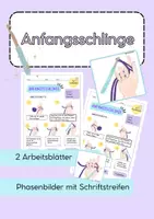 Vorschau - Arbeitsblätter - Anfangsschlinge - Schriftstreifen - Deckblatt