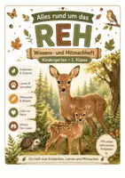 Vorschau - Unterrichtsreihen - Alles rund um das Reh – Wissens‑ & Mitmachheft (Kindergarten – 1. Klasse) - Deckblatt