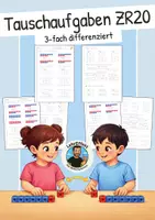 Vorschau - Arbeitsblätter - Einführung Zahlenraum 20 - Tauschaufgaben (differenzierte Arbeitsblätter) - Deckblatt