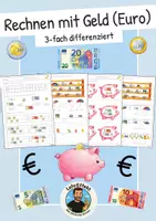 Vorschau - Arbeitsblätter - Einführung Zahlenraum 20 - Rechnen mit Euro (differenzierte Arbeitsblätter) - Deckblatt