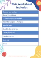 Aperçu - Apprentissages en autonomie - Les articles indéfinis – Workbook complet | Exercices, Jeux & Corrigés - Page 3