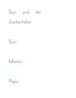 Vorschau - Unterrichtsreihen - komm, entdeck mit mir_Susi und der Zauberhelm - Seite 1