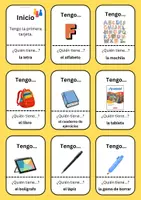 Vorschau - Spiele - Spiel Spanisch: Yo tengo... ¿Quién tiene...?: En la clase de español - Seite 1
