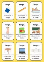 Vorschau - Spiele - Spiel Spanisch: Yo tengo... ¿Quién tiene...?: En la clase de español - Seite 2