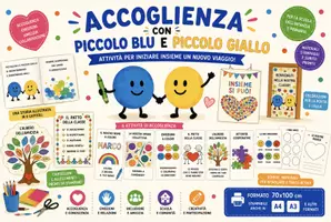 anteprima - Opere didattiche / Libri di testo - ACCOGLIENZA CON PICCOLO BLU E PICCOLO GIALLO - Pagina di copertina