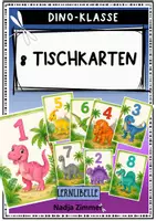 Vorschau - Bildkarten - Dinosaurier Klasse - Dino-Tischkarte zur Orientierung (Dinosaurier) - Deckblatt