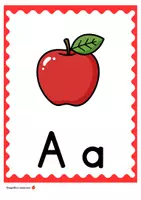 Προεπισκόπηση - Flashcards - Alphabet Flashcards | A–Z Uppercase & Lowercase | Free Printable - Σελίδα 1