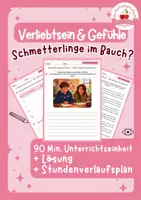 Vorschau - Stundenentwürfe - Verliebtsein und Gefühle | Ethik - Klasse 7-9. + Stundenverlaufsplan - Deckblatt