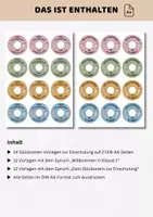 Vorschau - Mal- und Bastelvorlagen - Willkommensgeschenk 1. Klasse | Glückssteine Geschenk Einschulung Schüler Schulanfang | Willkommensgruß 1. Schultag - Seite 2