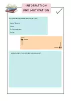 Vorschau - Arbeitsblätter - Buchpräsentation - Lesemappe: Information und Motivation - Deckblatt