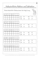 Vorschau - Arbeitsblätter - Halbschriftliche Addition und Subtraktion ZR 100 Mathelabyrinth - Seite 3