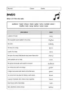 Vorschau - Arbeitsblätter - Music: Vocabulary (English) - Seite 2