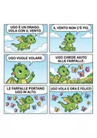 anteprima - Materiale di supporto/inclusione - La storia di Ugo il drago - Pagina di copertina