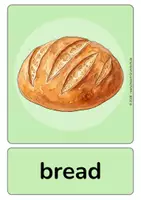 Vorschau - Fördermaterial/Inklusion - Bildkarten FOOD AND DRINKS (1) | Englisch Grundschule | mit & ohne Brick Words - Seite 3