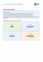 Vorschau - Arbeitsblätter - Ordnerstrukturen – handlungsorientierte Übung - Seite 1