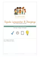 Vorschau - Anderer Materialtyp - Classroom Management - Signale, Leisezeichen & Übergänge - Seite 1