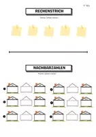 Vorschau - Arbeitsblätter - Materialpaket Ziffern und Zahlen - Seite 1