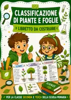anteprima - Mappe concettuali - Classificazione di piante e foglie - Libretto da costruire - Pagina di copertina