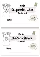 Vorschau - Arbeitsblätter - Religion Klasse 2-4- Heftchen für Vertretung und Freiarbeit - Seite 3