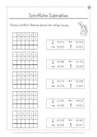 Vorschau - Arbeitsblätter - Schriftliche Subtraktion - Seite 3