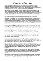 Vorschau - Arbeitsblätter - Fake News - Gründe: Warum gibt es Fake News? - Seite 2