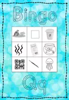 Vorschau - Stationenlernen - Bingo Laut Q - Lauterkennung und phonologische Bewusstheit - Buchstabe der Woche - Seite 3