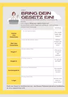 Vorschau - Stundenentwürfe - Bring dein eigenes Gesetz ein – WiPo mit 3 Niveaus - Seite 3