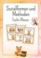 Vorschau - Poster - Fuchs Klasse: Sozialformen - Deckblatt