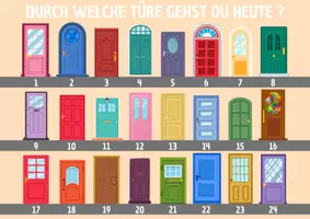 Vorschau - Spiele - Exit-Türen: „Durch welche Tür gehst du heute?“ - Deckblatt