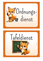 Vorschau - Poster - Fuchs Klasse: Klassendienste - Seite 2