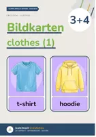 Vorschau - Fördermaterial/Inklusion - Bildkarten CLOTHES (1) | Englisch Grundschule | mit & ohne Brick Words - Seite 1