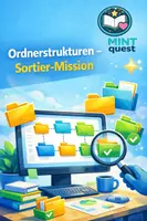 Vorschau - Arbeitsblätter - Ordnerstrukturen – handlungsorientierte Übung - Deckblatt