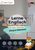 Vorschau - Fördermaterial/Inklusion - Englisch Flashcards: Alltag & Höflichkeit - Deckblatt