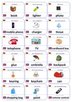 Vorschau - Fördermaterial/Inklusion - Englisch Flashcards: alltägliche Gegenstände - Seite 1
