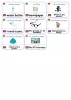 Vorschau - Fördermaterial/Inklusion - Englisch Flashcards: alltägliche Gegenstände - Seite 3