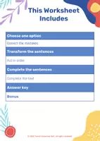 Aperçu - Feuilles d'exercices - Les prépositions avec les noms – Workbook complet | Exercices, Jeux & Corrigés - Page 3