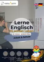 Vorschau - Fördermaterial/Inklusion - Englisch Flashcards: Arbeit & Schule - Deckblatt