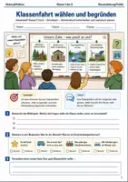 Vorschau - Arbeitsblätter - Schulstart Klassenleitung Minibundle Klasse 5 bis 6 Organisation Sicherheit Exkursion Bibliothek - Seite 1