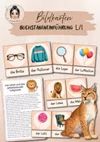 Vorschau - Bildkarten - Buchstabeneinführung L - Bildkarten - Deckblatt