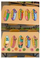 Vorschau - Stundenentwürfe - Freebie - Sommerliche Namens-Surfboards – Buchstaben legen | Grundschule Klasse 1-4 Kunst ohne Vorbereitung - Seite 2