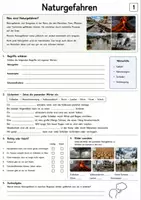 Vorschau - Arbeitsblätter - Naturgefahren - Arbeitsblätter Klasse 5 - Seite 1