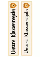Vorschau - Poster - Klassenregeln (Löwenklasse) - Seite 1
