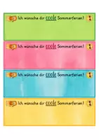 Vorschau - Anderer Materialtyp - Coole Feriengrüße (Löwenklasse) - Seite 1