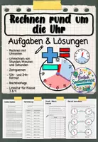 Vorschau - Unterrichtsreihen - Rechnen mit der Zeit - Aufgabenheft - Deckblatt